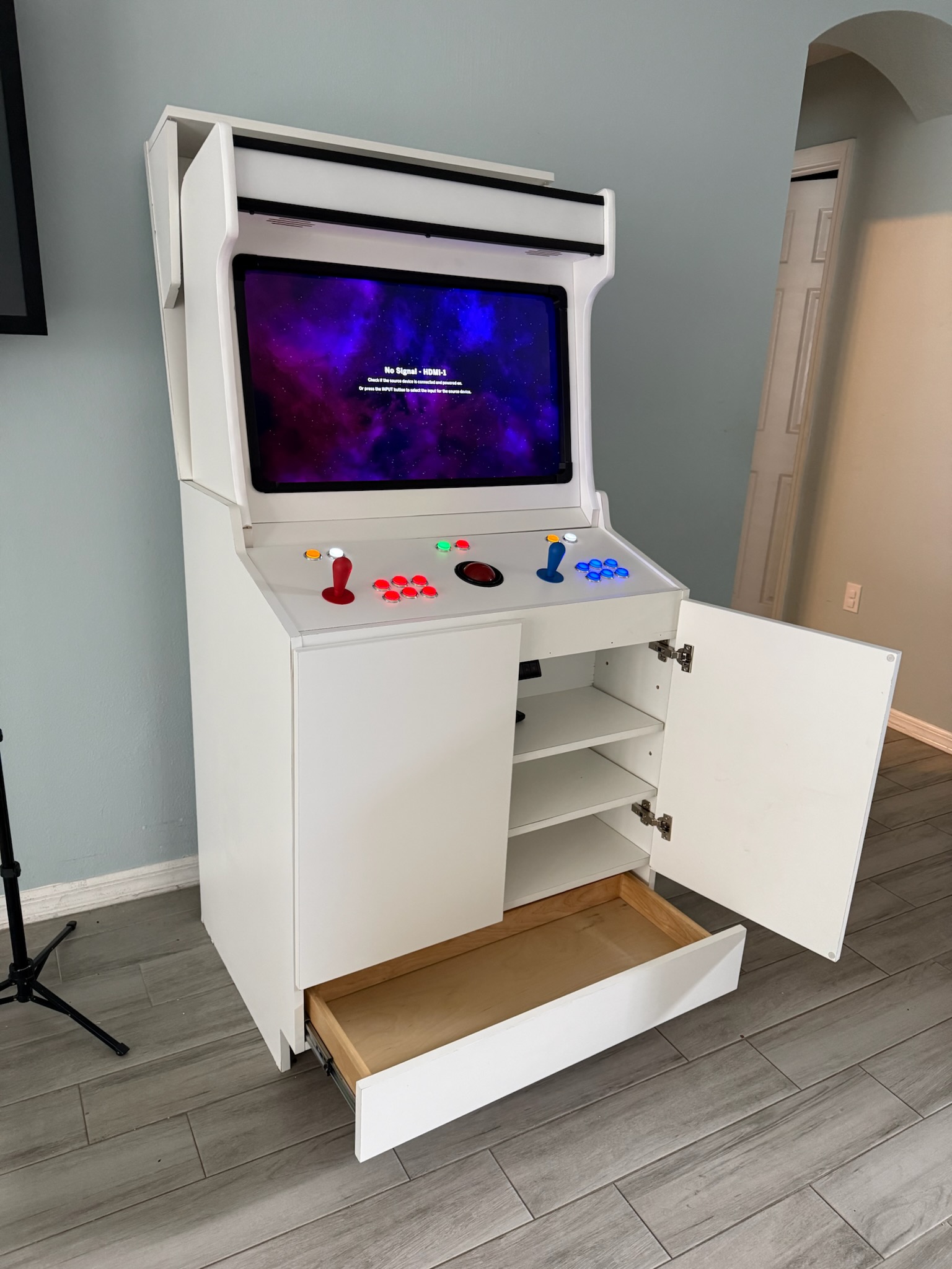 The Hideaway Arcade — full cabinet view